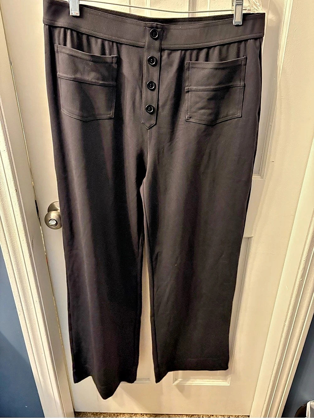 Halara Black wide Leg Trousers
